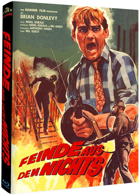 Feinde aus dem Nichts (1957) Hammer Edition, Cover B, n/b, Édition Limitée, Mediabook