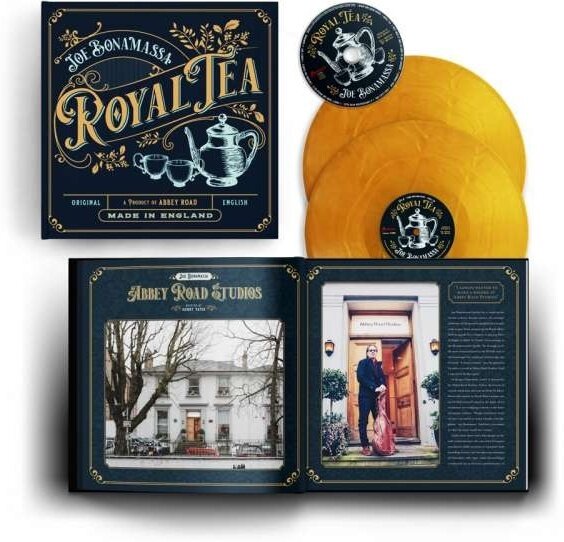 Joe Bonamassa - Royal Tea Artbook, Shiny Gold Vinyl, 2 LPs + CD