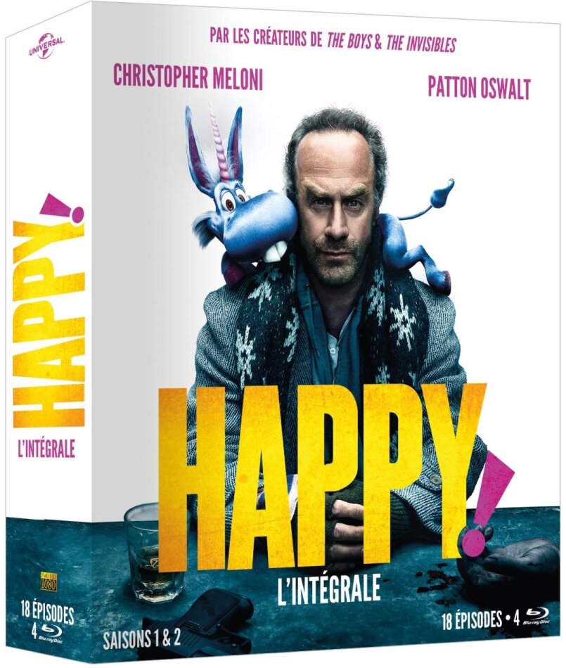 Happy - Intégrale - Saisons 1 & 2 4 Blu-ray + DVD