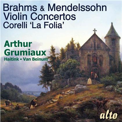 Felix Mendelssohn-Bartholdy (1809-1847), Johannes Brahms (1833-1897), Corelli, Bernard Haitink, &hellip; - Violin Concertos
