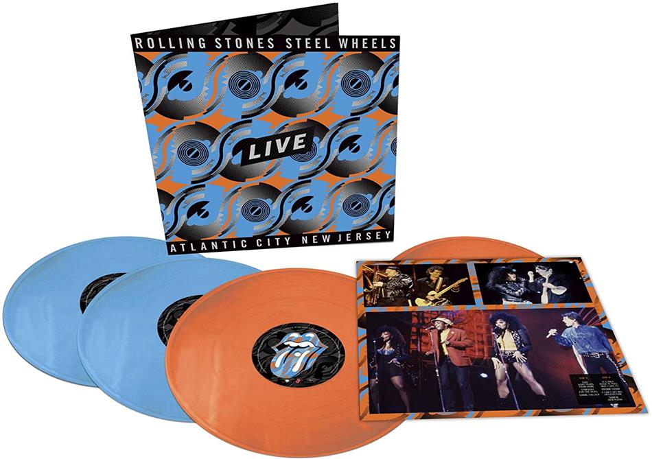 The Rolling Stones - Steel Wheels Live (Atlantic City 1989) Colored, 4 LPs