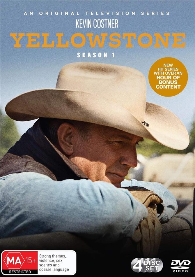 Yellowstone - Season 1 4 DVDs