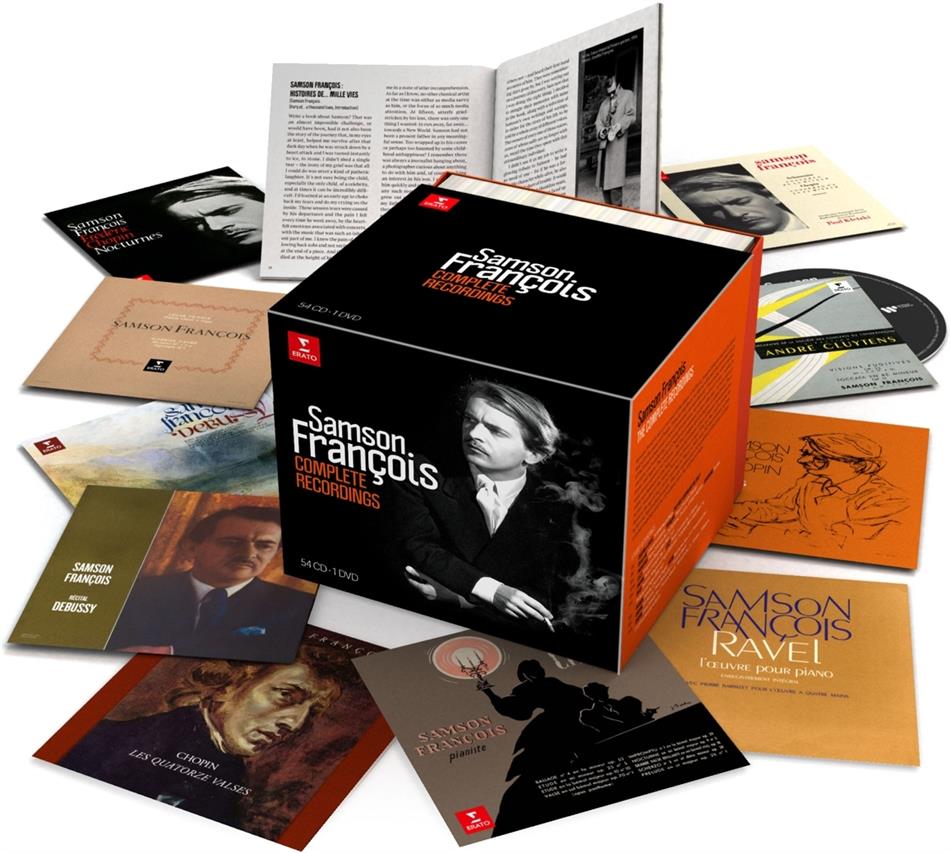 Frédéric Chopin (1810-1849), Maurice Ravel (1875-1937), Franz Liszt (1811-1886) & Samson François - The Complete Studio Recordings 55 CDs