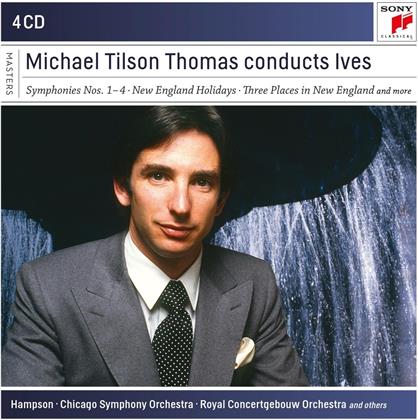 Michael Tilson Thomas & Charles Ives (1874-1954) - Michael Tilson Thomas Conducts Ives (4 CD)