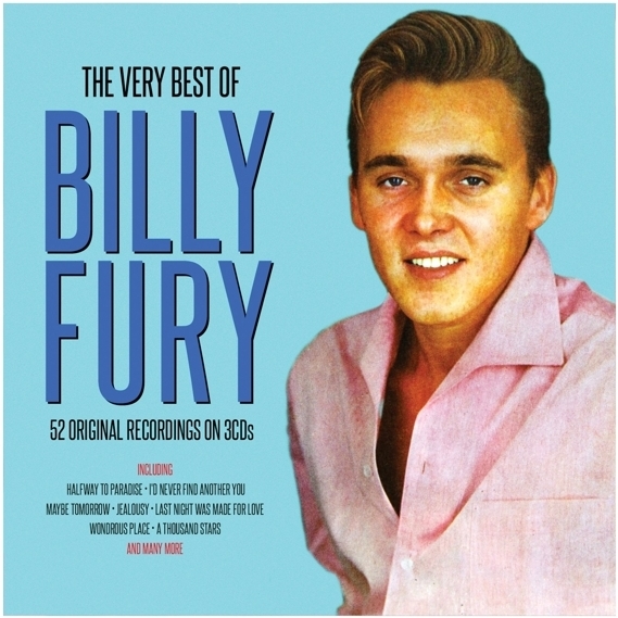 Billy Fury - Very Best Of 2020 Reissue, Not Now, 3 CD