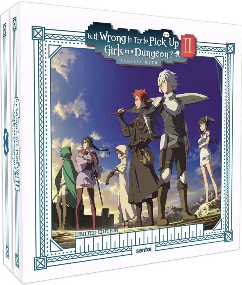 Is It Wrong to Try to Pick Up Girls in a Dungeon? II - Familia Myth - Season 2 + OVA Edizione Limitata, Edizione Premium, 2 Blu-ray + 3 DVD