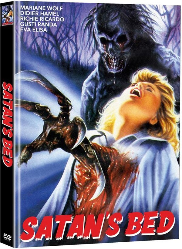 Satan's Bed (1986) Cover B, Super Spooky Stories, Limited Edition, Mediabook, Uncut, 2 DVDs