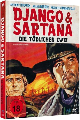Django & Sartana - Die tödlichen Zwei (1970) (Limited Edition, Mediabook, Remastered, Uncut, Blu-ray + DVD)