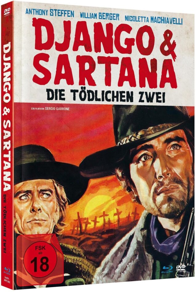 Django & Sartana - Die tödlichen Zwei (1970) Limited Edition, Mediabook, Remastered, Uncut, Blu-ray + DVD