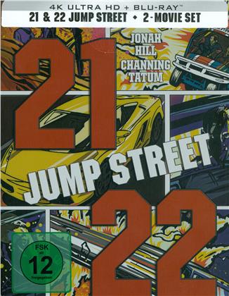 21 Jump Street & 22 Jump Street (Limited Edition, Steelbook, 2 4K Ultra HDs + 2 Blu-rays)