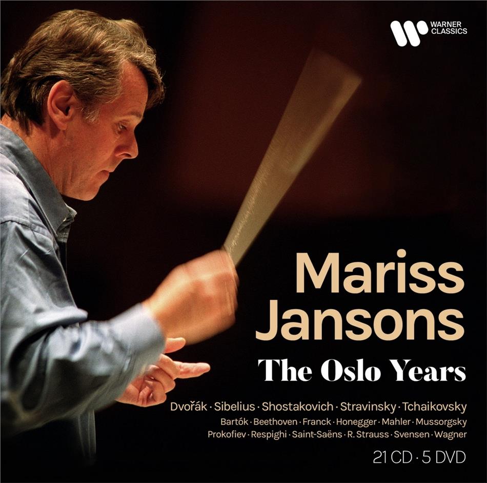 Mariss Jansons, Oslo Philharmonic Orchestra, Antonin Dvorák (1841-1904), Jean Sibelius (1865-1957) & Dimitri Schostakowitsch (1906-1975) - The Oslo Years CD + DVD