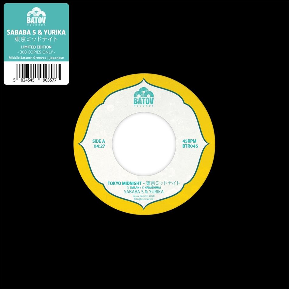 Sababa 5 & Yurika - Tokyo Midnight 7" Single
