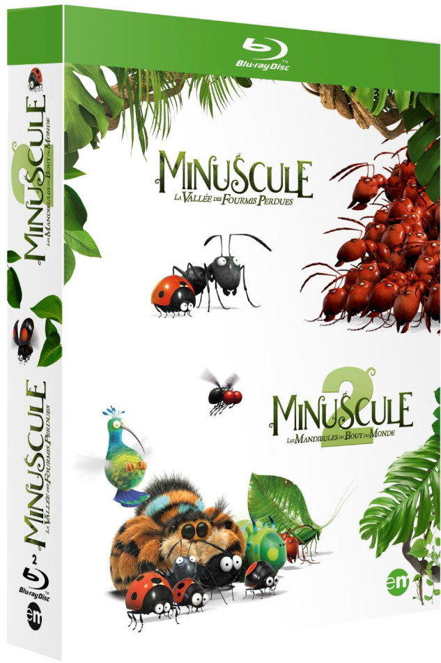 Minuscule - La vallée des fourmis perdues (2013) / Minuscule 2 - Les Mandibules du bout du monde (2018) 2 Blu-ray