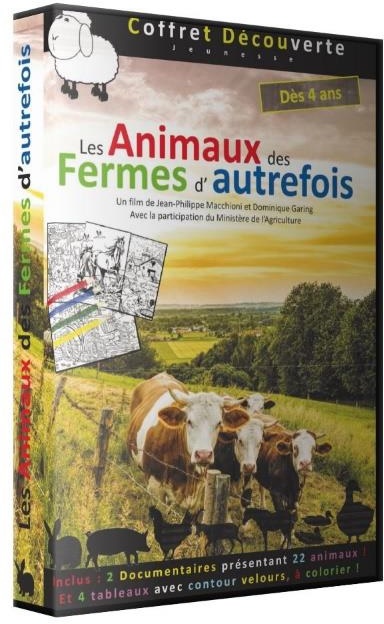 Les Animaux des Fermes d'autrefois - Coffret Découverte