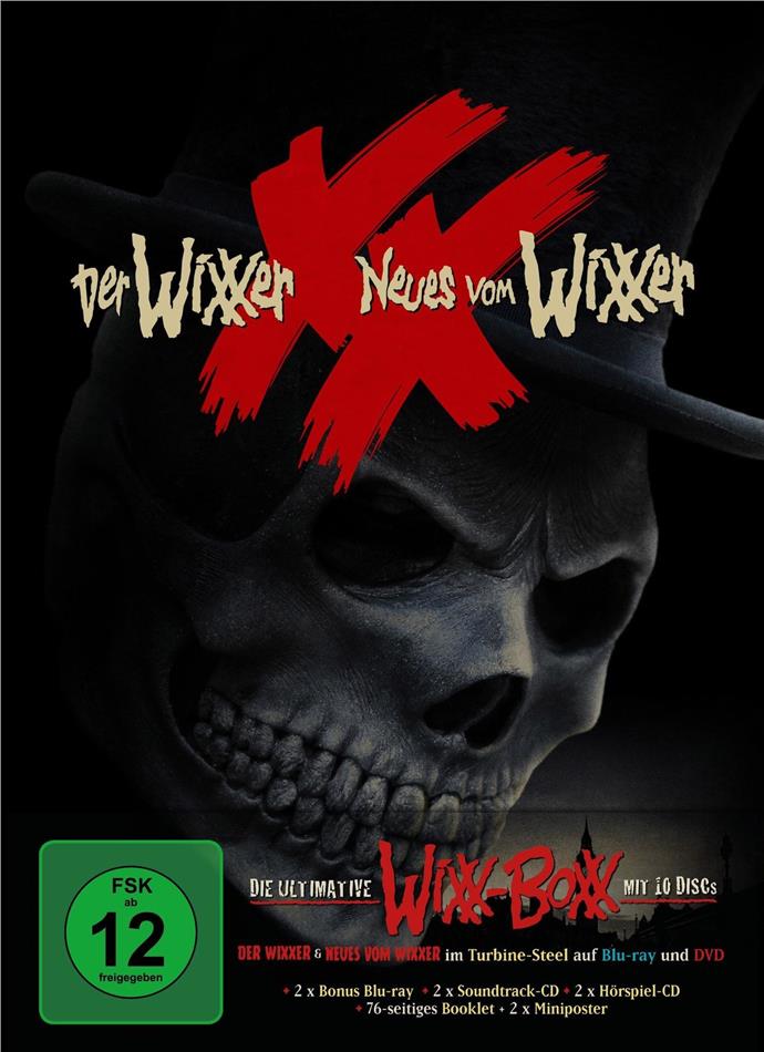 Der Wixxer / Neues vom Wixxer - Die ultimative WiXX-BoXX Édition Limitée, 4 Blu-ray + 2 DVD + 4 CD