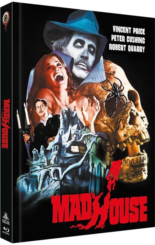 Madhouse - Das Schreckenshaus des Dr. Death (1974) Cover A, Édition Collector Limitée, Mediabook, Blu-ray + DVD
