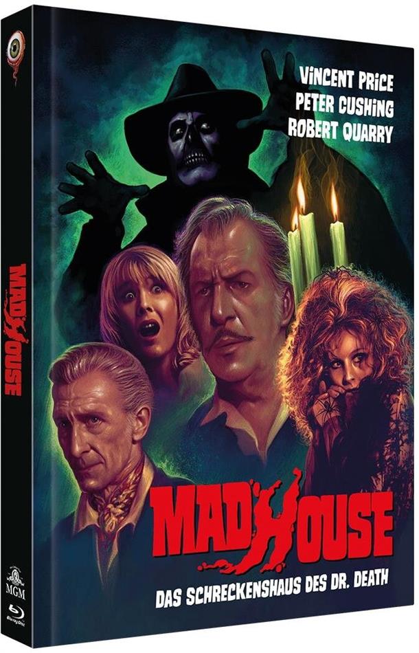 Madhouse - Das Schreckenshaus des Dr. Death (1974) Cover B, Édition Collector Limitée, Mediabook, Blu-ray + DVD