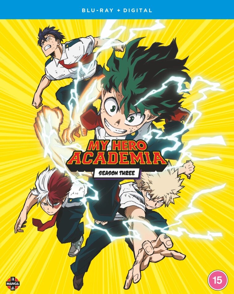My Hero Academia - Season 3 4 Blu-rays