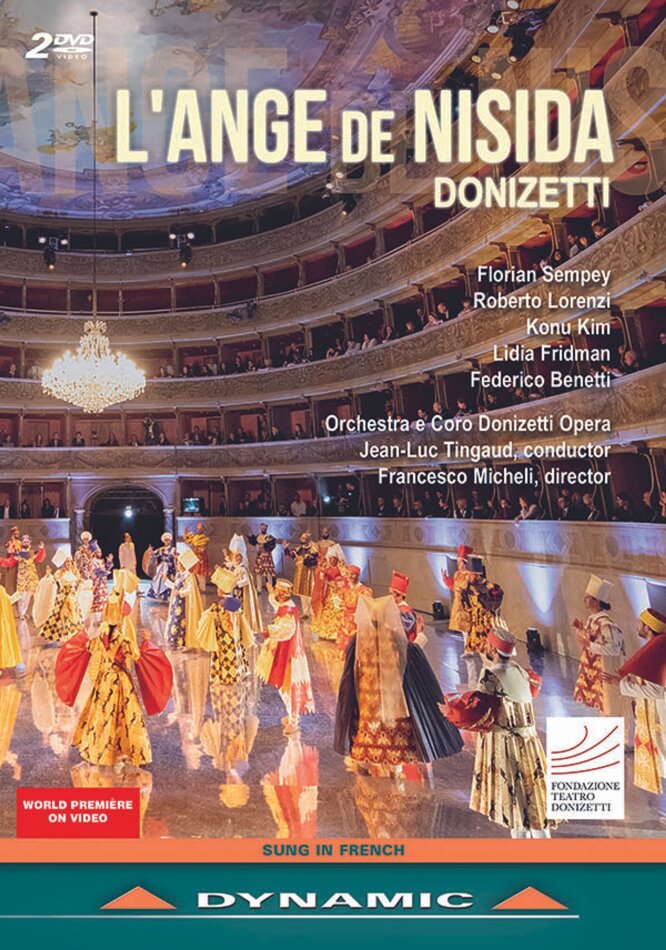 Orchestra e Coro Donizetti Opera, Florian Sempey & Jean-Luc Tingaud - L'ange de Nisida 2 DVDs