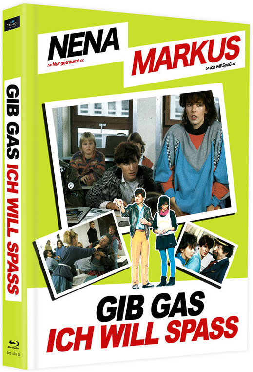 Gib Gas ich will Spass (1983) Cover D, Limited Edition, Mediabook, 2 Blu-rays