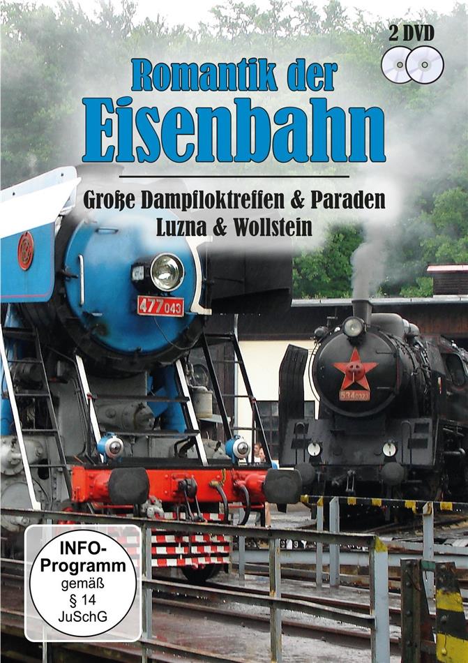 Romantik der Eisenbahn - Grosse Dampfloktreffen & Paraden Luzna & Wollstein 2 DVDs