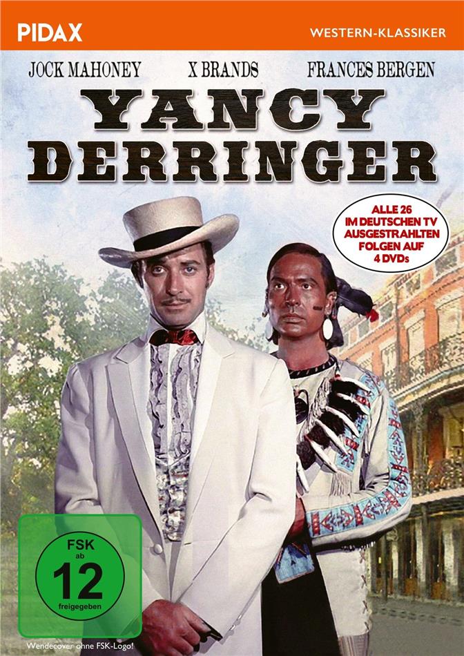 Yancy Derringer - Alle deutschen Folgen Pidax Western-Klassiker, 4 DVDs