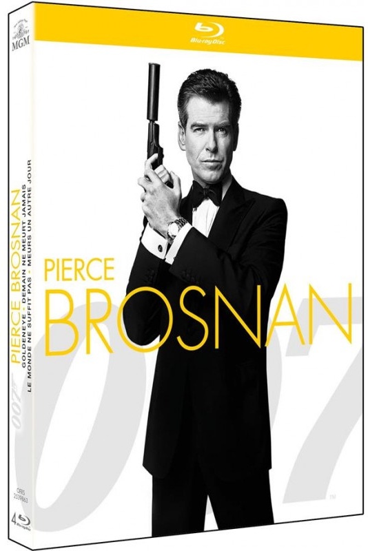 James Bond 007 - Pierce Brosnan - Goldeneye / Demain ne meurt jamais / Le monde ne suffit pas / Meurs un autre jour 4 Blu-ray