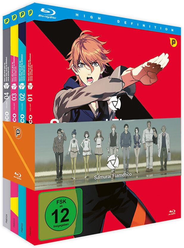 Samurai Flamenco - Vol. 1-4 Edizione completa, 4 Blu-ray