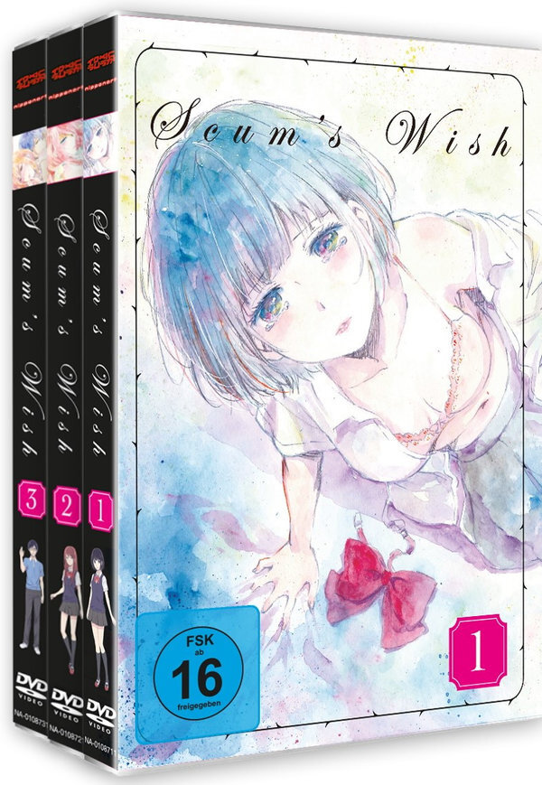Scum's Wish Gesamtausgabe, 3 DVDs