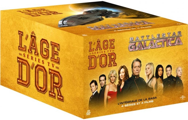Battlestar Galactica - L'intégrale de la saga - 4 séries et 4 films L'âge d'or séries TV, 43 DVDs