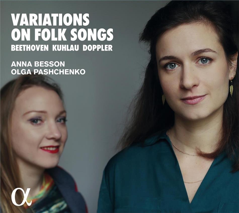 Ludwig van Beethoven (1770-1827), Friedrich Kuhlau (1786-1832), Franz Doppler (1821-1883), Anna Besson & Olga Pashchenko - Variations On Folk Songs
