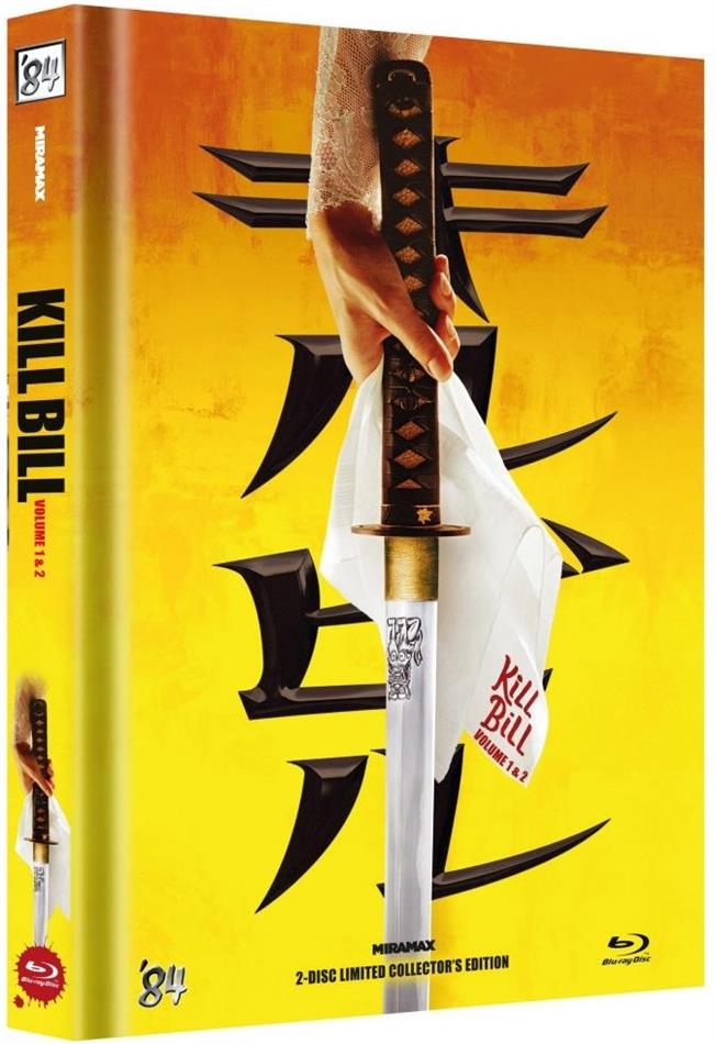 Kill Bill - Vol. 1 & 2 Cover A, Limited Collector's Edition, Mediabook, 2 Blu-rays