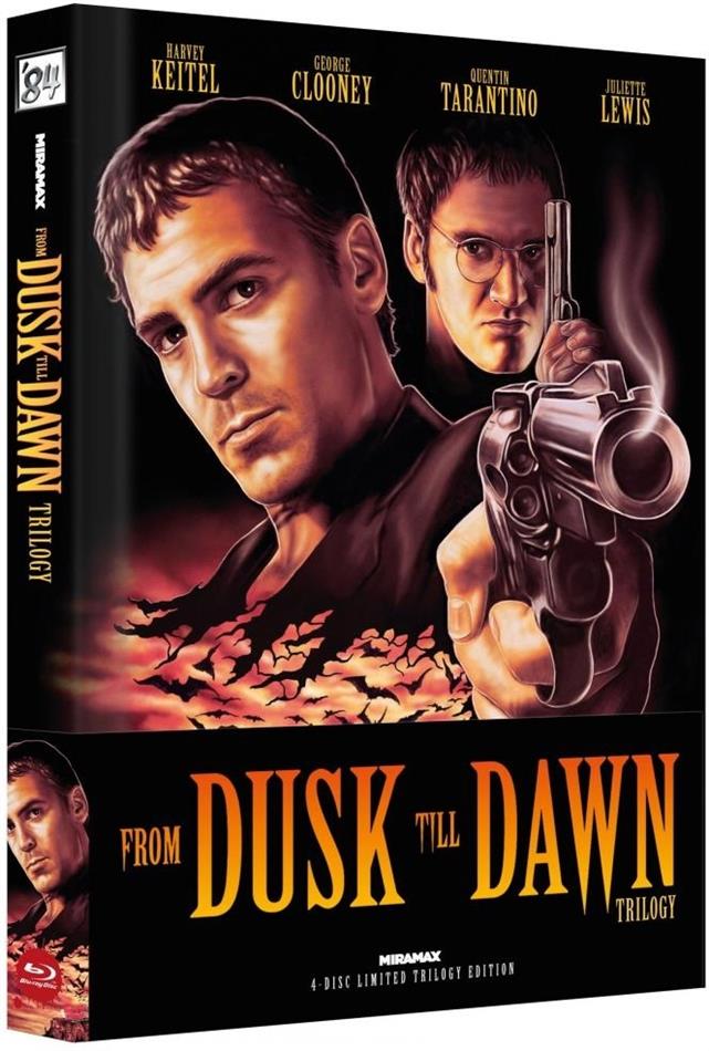 From Dusk Till Dawn - Trilogy Cover A, Wattiert, Limited Edition, Mediabook, Uncut, 4 Blu-rays