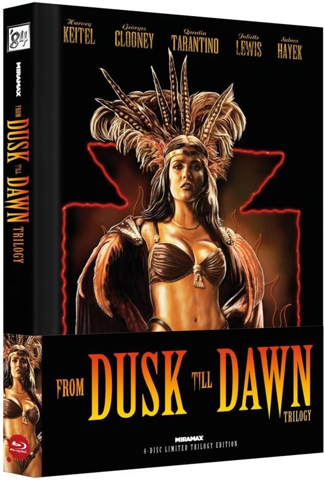 From Dusk Till Dawn - Trilogy Cover B, Wattiert, Limited Edition, Mediabook, 4 Blu-rays
