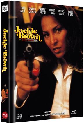 Jackie Brown (1997) (Cover B, Limited Collector's Edition, Mediabook, Uncut, Blu-ray + DVD)