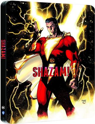 Shazam! (2019) (Comic Cover, Limited Edition, Steelbook, 4K Ultra HD + Blu-ray)