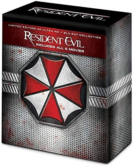 Resident Evil 1-6 6 4K Ultra HDs + 6 Blu-rays