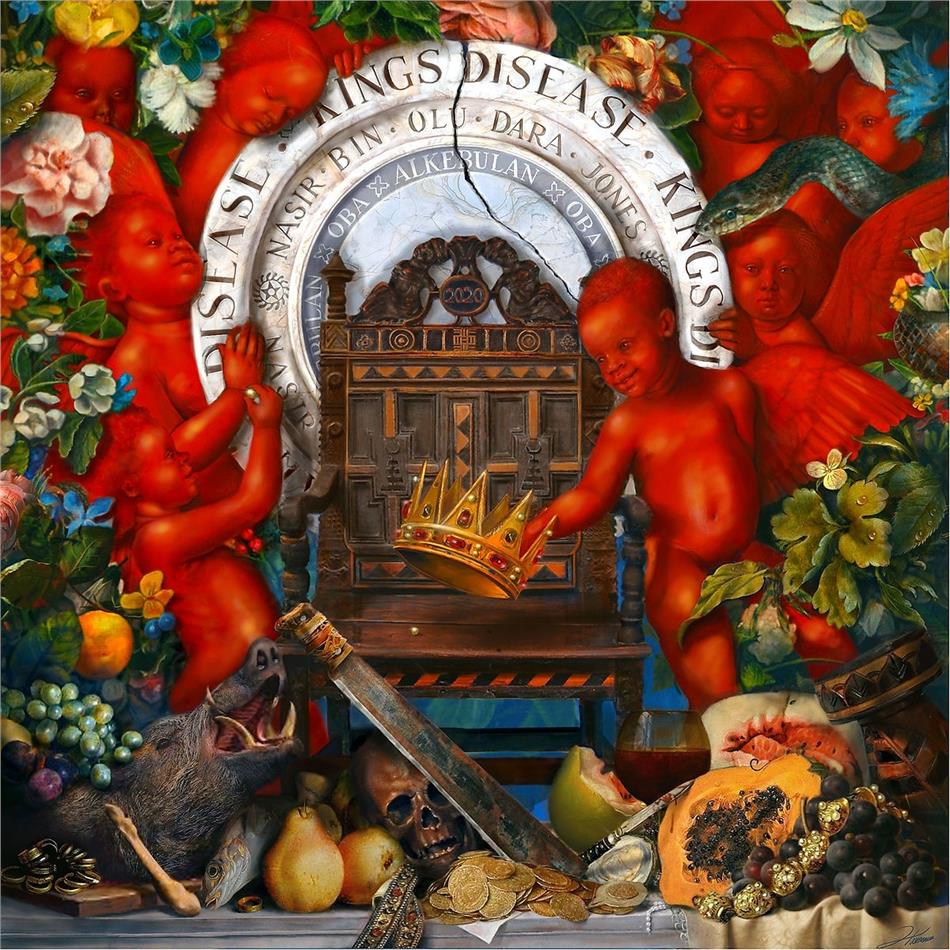 Nas - King's Disease Gatefold, Red Vinyl, 2 LPs