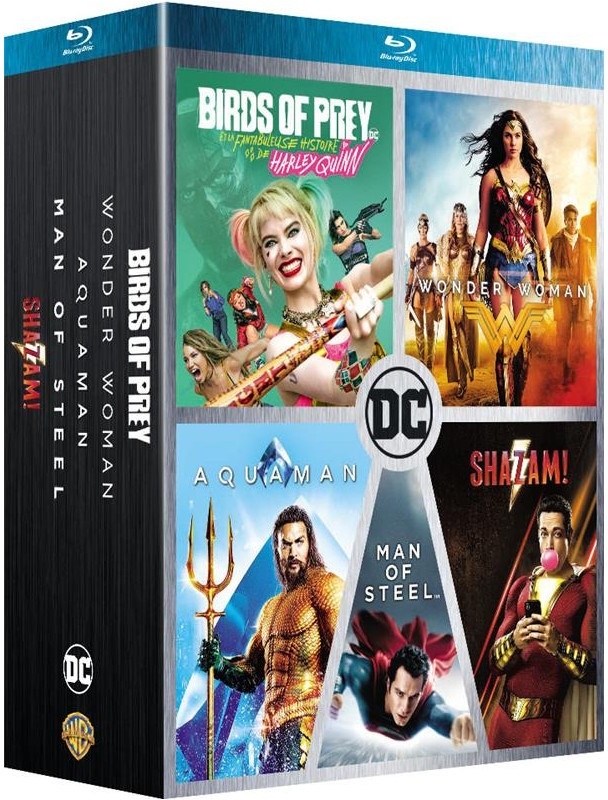 Birds of Prey et la fantabuleuse histoire de Harley Quinn / Wonder Woman / Aquaman / Man of Steel / Shazam! 5 Blu-ray