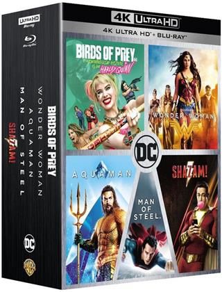 Birds of Prey et la fantabuleuse histoire de Harley Quinn / Wonder Woman / Aquaman / Man of Steel / Shazam! (5 4K Ultra HDs + 5 Blu-rays)