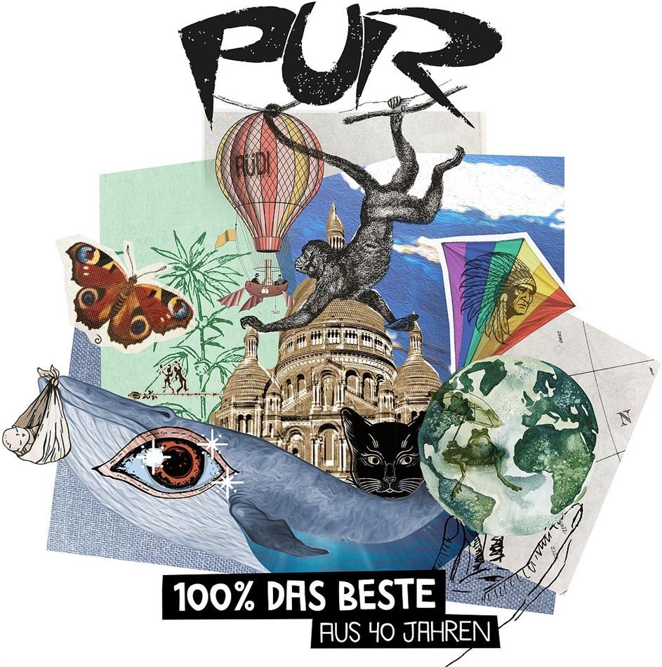 Pur - 100% Das Beste Aus 40 Jahren - inkl. 3 neuen Songs und Megamix Édition Deluxe, 3 CD