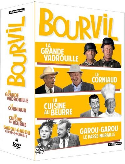 Bourvil - La grande vadrouille / Le corniaud / La cuisine au beurre / Garou-Garou le passe-muraille 4 DVD