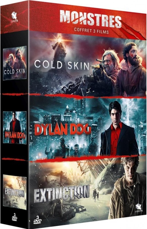 Monstres - Cold Skin / Dylan Dog / Extinction 3 DVDs