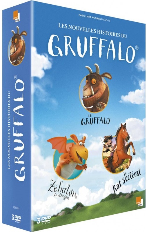 Les nouvelles histoires du Gruffalo - Le Gruffalo / Zébulon le dragon / Le Rat scélérat 3 DVD