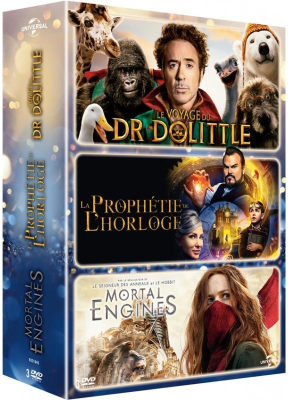 Le voyage du Dr Dolittle / La prophétie de l'horloge / Mortal Engines 3 DVD
