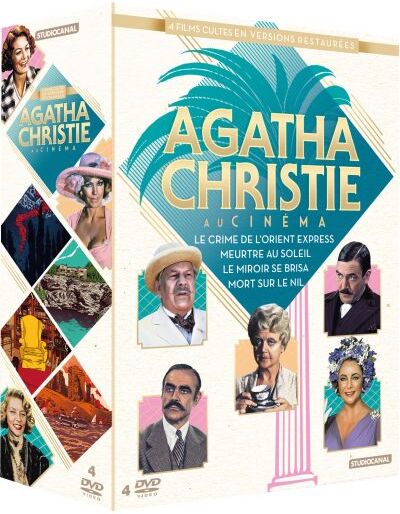 Agatha Christie au cinéma - Le crime de l'Orient Express / Mort sur le Nil / Le miroir se brisa / Meurtre au soleil Restaurierte Fassung, 4 DVDs