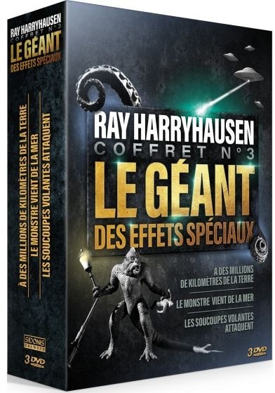 Ray Harryhausen - Le monstre vient de la mer / Les soucoupes volantes attaquent / À des millions de kilomètres de la terre 3 DVDs