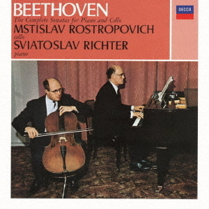 Ludwig van Beethoven (1770-1827), Mstislav Rostropovich & Sviatoslav Richter - Sonatas For Piano & Cello (UHQCD, 2020 Reissue, MQA CD, Japan Edition)