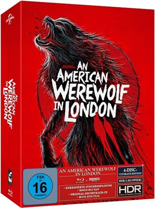 An American Werewolf in London (1981) (Cover B, Limited Ultimate Edition, Mediabook, 4K Ultra HD + 2 Blu-rays + CD)