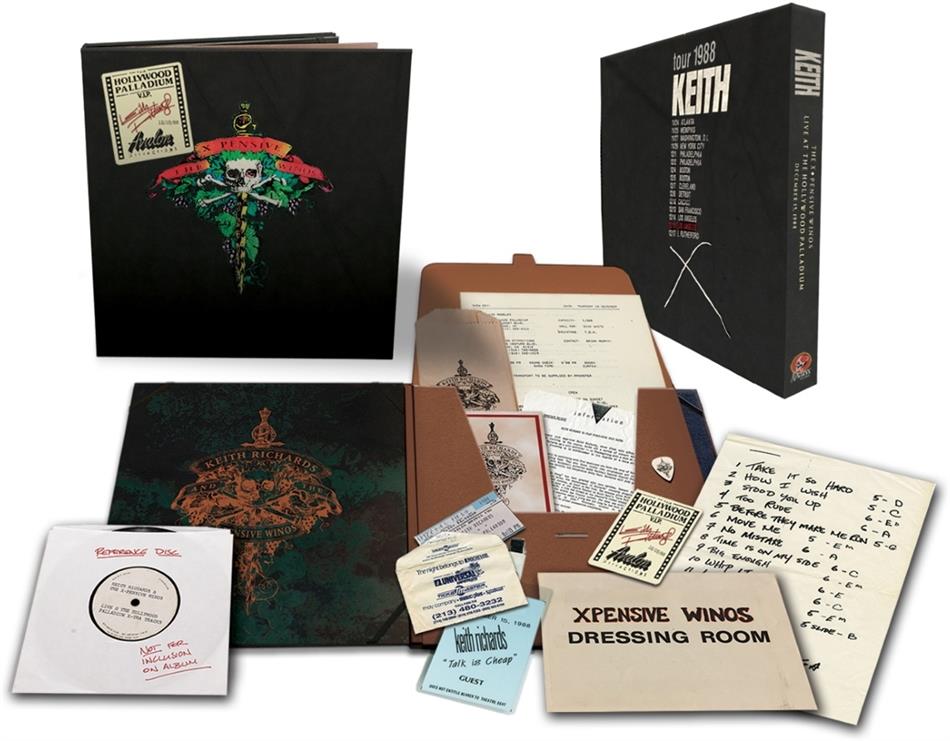 Keith Richards & X-Pensive Winos - Live at the Hollywood Palladium 2 LPs + DVD + CD + Book + 10" Maxi